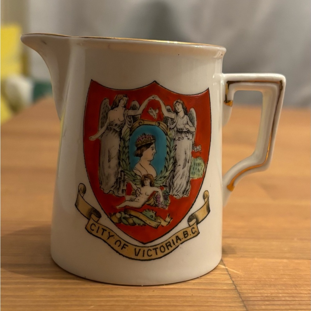 City of Victoria B.C. Ceramic Art Jug